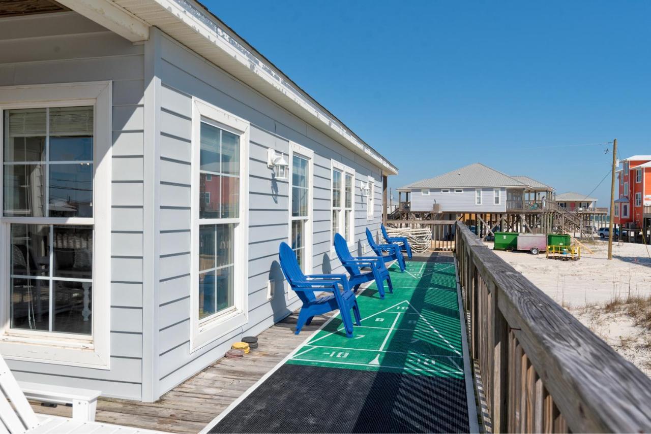Island Sun - First Row Beach House! Fun And Games Galore - Including A Private Volleyball Pit! Home Dauphin Island Exterior foto