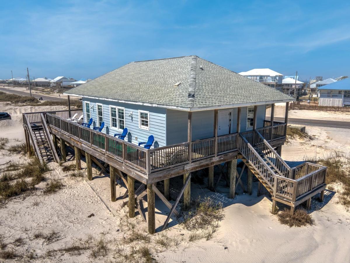 Island Sun - First Row Beach House! Fun And Games Galore - Including A Private Volleyball Pit! Home Dauphin Island Exterior foto