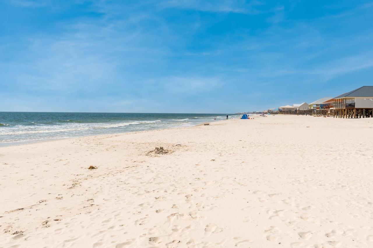 Island Sun - First Row Beach House! Fun And Games Galore - Including A Private Volleyball Pit! Home Dauphin Island Exterior foto