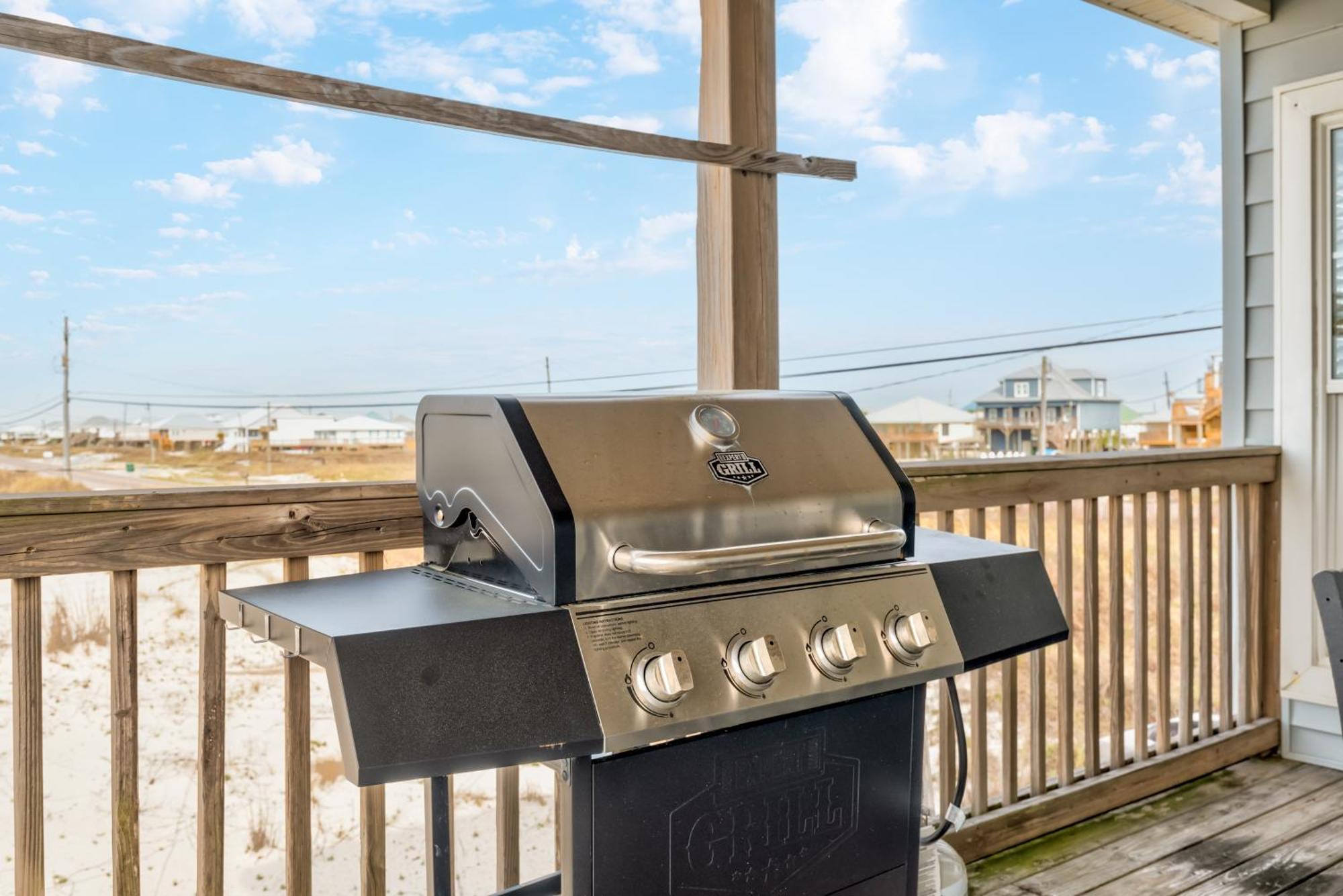 Island Sun - First Row Beach House! Fun And Games Galore - Including A Private Volleyball Pit! Home Dauphin Island Exterior foto